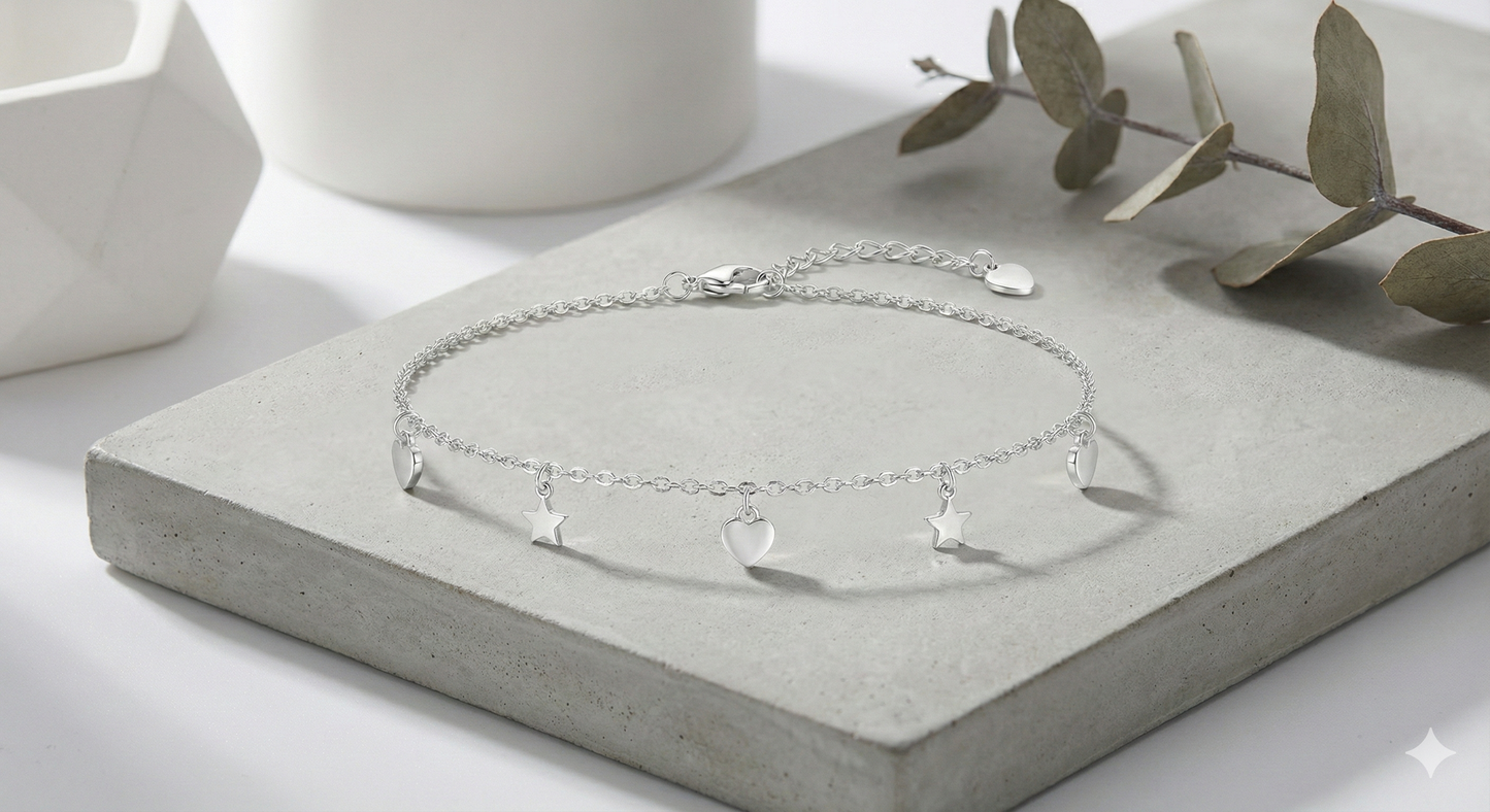 Modern Silver Bracelet